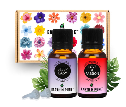 Essential Oil Blend- Pack of 2 | Love and Passion & Sleep Easy | 15ml each