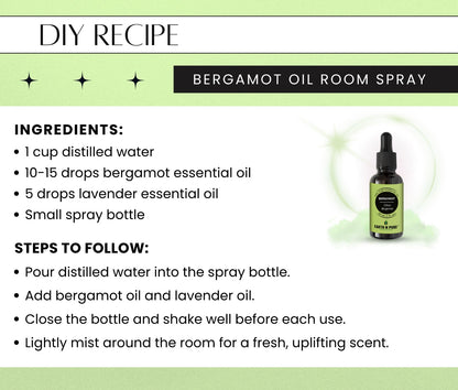 Earth N Pure Bergamot Oil – Pure Bergamot Essential Oil for Skin, Hair & Aromatherapy
