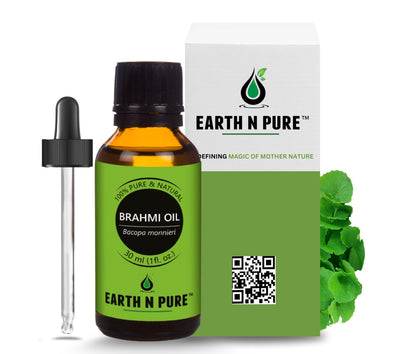 Earth N Pure Brahmi Oil – Pure Oil for Hair Growth & Scalp Care Oil