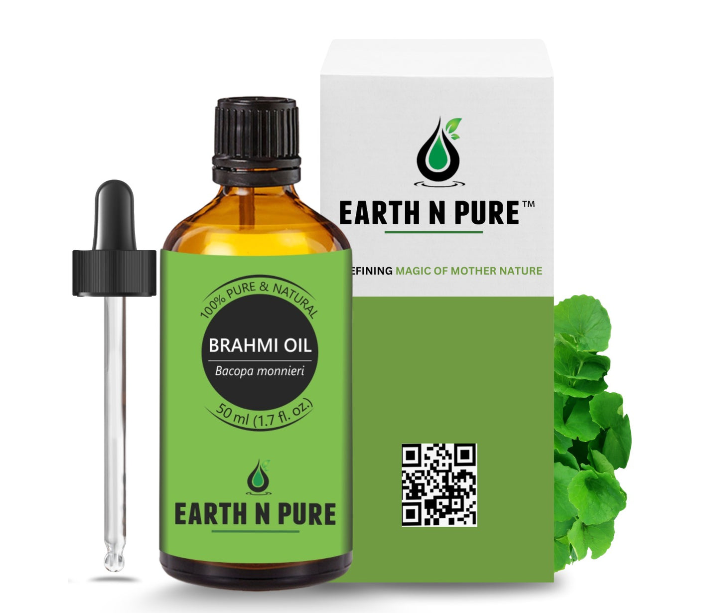 Earth N Pure Brahmi Oil – Pure Oil for Hair Growth & Scalp Care Oil