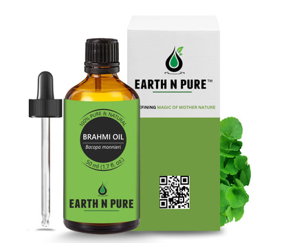 Earth N Pure Brahmi Oil – Pure Oil for Hair Growth & Scalp Care Oil