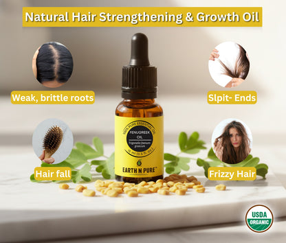 Earth n Pure Fenugreek Oil Pack of 2 for Hair Growth