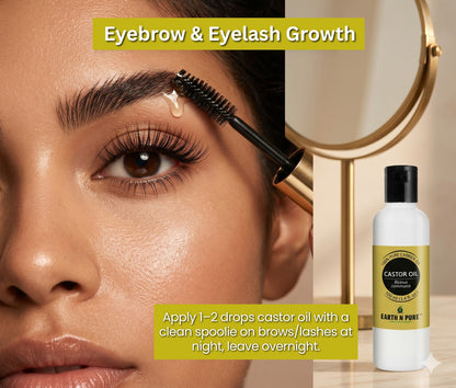 Earth n Pure Castor Oil for Hair Growth & Scalp Care
