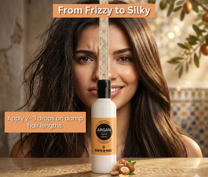Earth n Pure Argan Oil for Hair & Skin Nourishment