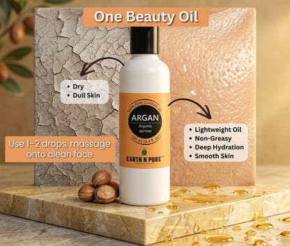 Earth n Pure Argan Oil for Hair & Skin Nourishment
