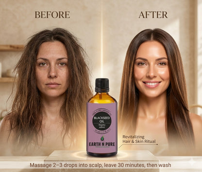 Earth n Pure Blackseed Oil for Hair Growth & Scalp Care