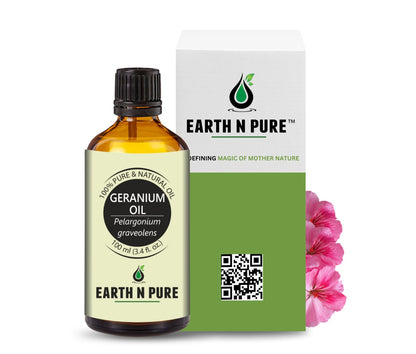 Earth n Pure Geranium Oil for Healthy Skin Glow