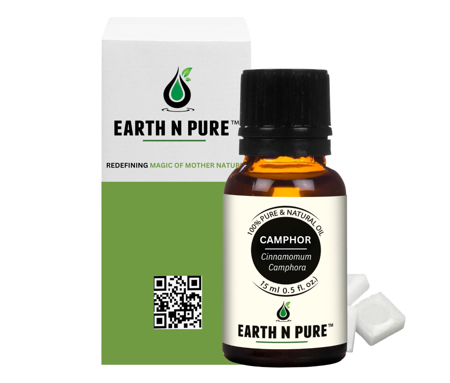 Earth N Pure Camphor Oil for Aromatherapy and Massage – Refreshing and Cooling Essential Oil