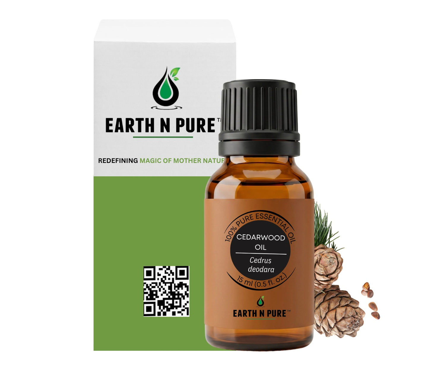 Earth n Pure Cedarwood Oil for Hair and Scalp Care