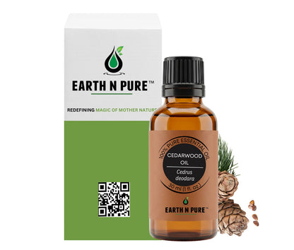 Earth n Pure Cedarwood Oil for Hair and Scalp Care