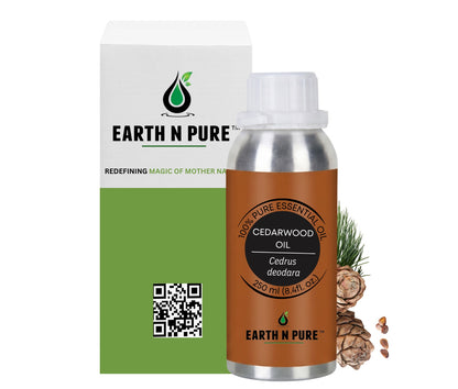 Earth n Pure Cedarwood Oil for Hair and Scalp Care