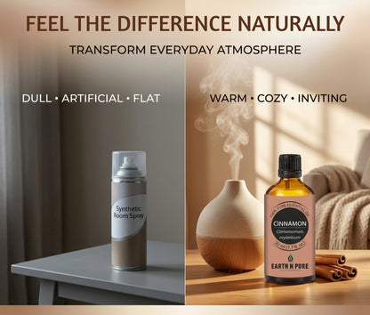 Earth n Pure Cinnamon Oil for Aromatherapy and Wellness