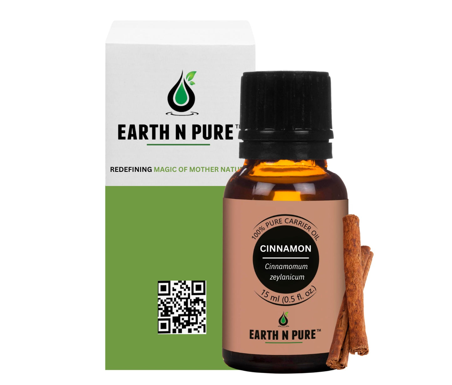 Earth n Pure Cinnamon Oil for Aromatherapy and Wellness