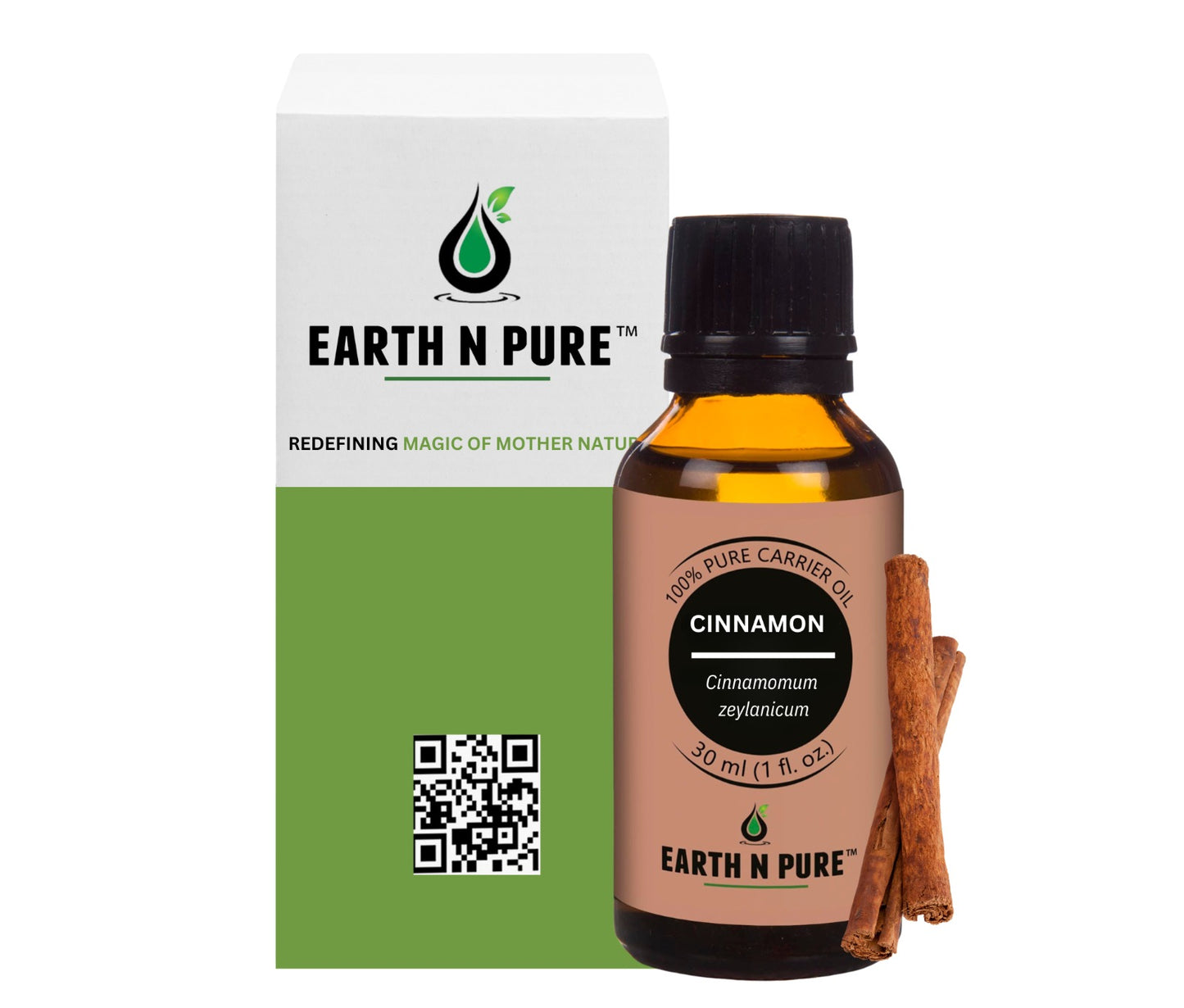 Earth n Pure Cinnamon Oil for Aromatherapy and Wellness