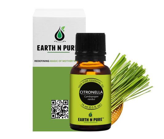 Earth n Pure Citronella Oil for Natural Outdoor Freshness