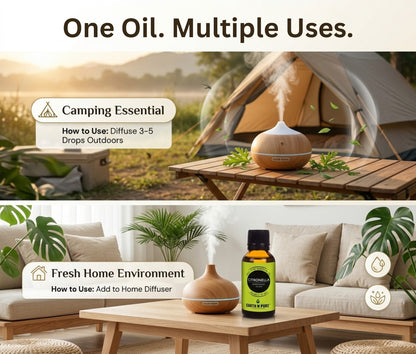Earth n Pure Citronella Oil for Natural Outdoor Freshness