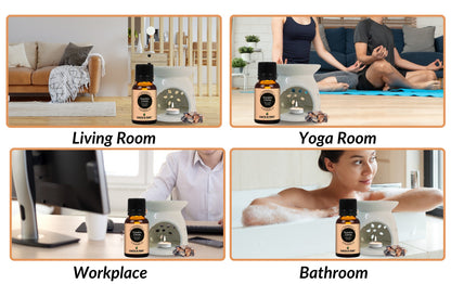 Earth N Pure Frankincense Essential Oil 10ml with Diffuser Set – Aromatherapy & Wellness