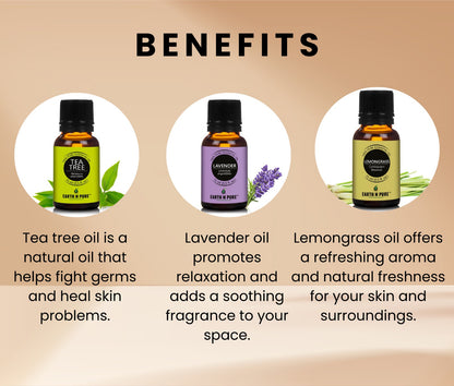 Lavender, Tea tree & Lemongrass