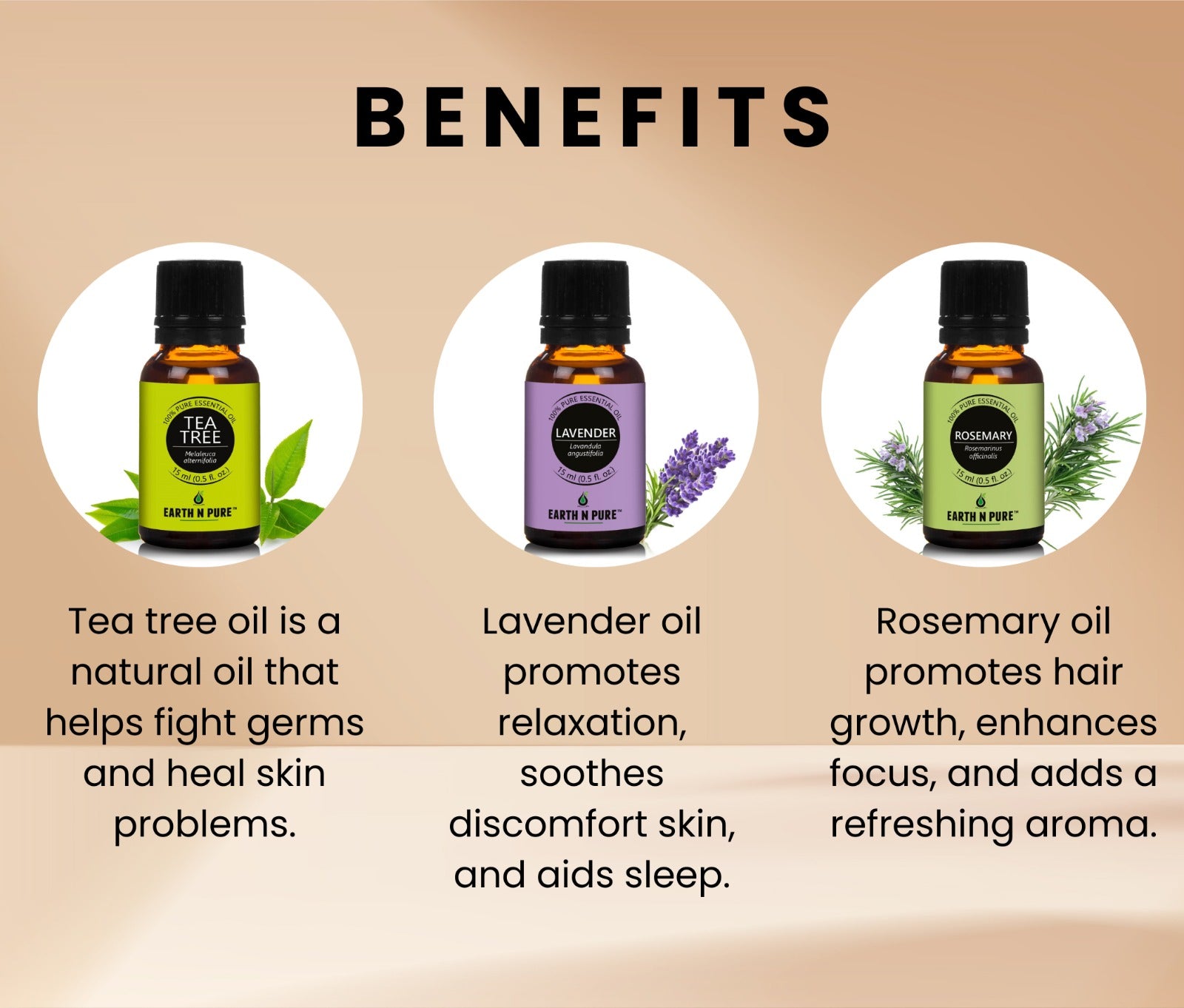 lavender and tea tree oil for hair growth Tea Tree, Lavender & Rosemary – Earth N Pure