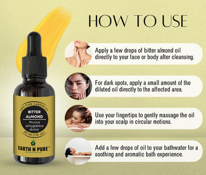 Earth N Pure Bitter Almond Oil used for massage therapy