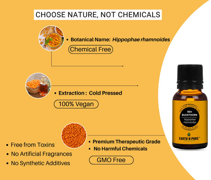 Earth n Pure Sea Buckthorn Oil for Glowing, Healthy Skin