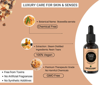 Earth N Pure Frankincense Oil Pack of 2 for Radiant Skin