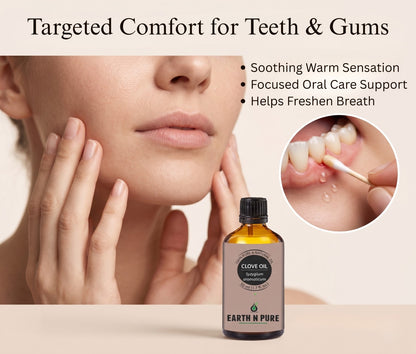 Earth N Pure Clove Essential Oil – Warm, Spicy Aroma for Aromatherapy  Daily Care