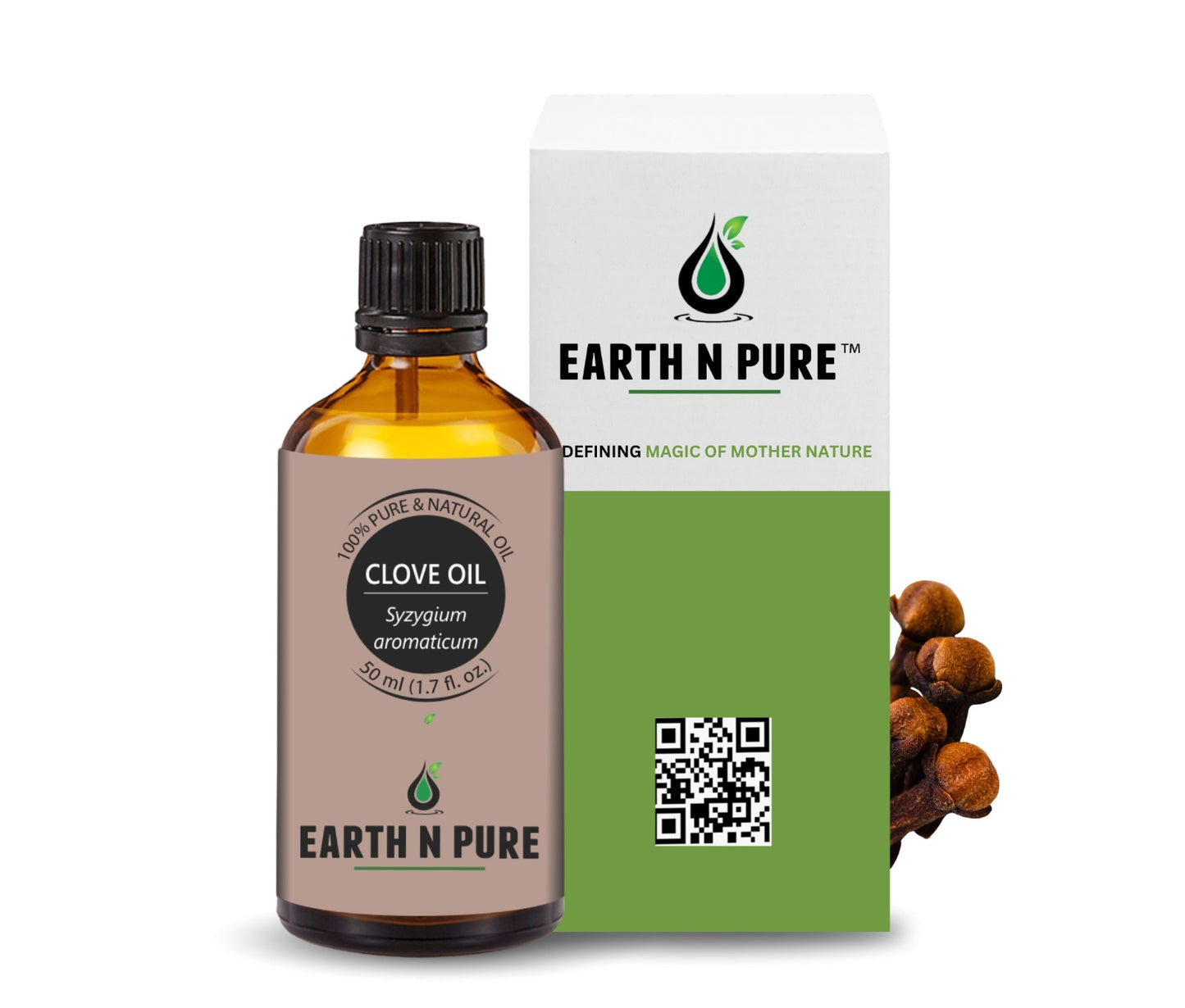 Earth N Pure Clove Essential Oil – Warm, Spicy Aroma for Aromatherapy  Daily Care