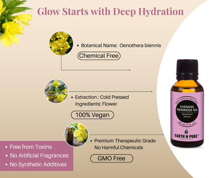 Earth n Pure Evening Primrose Oil for Skin Nourishment