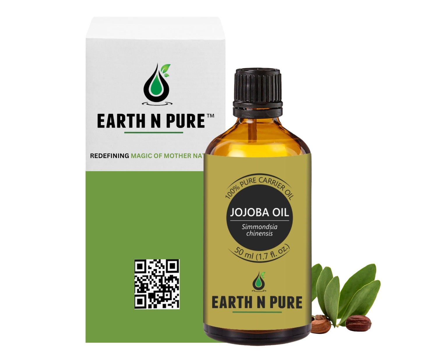 Earth n Pure Jojoba Oil for Skin and Hair Care