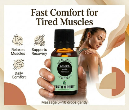 Earth N Pure Arnica Oil for Soothing Massage