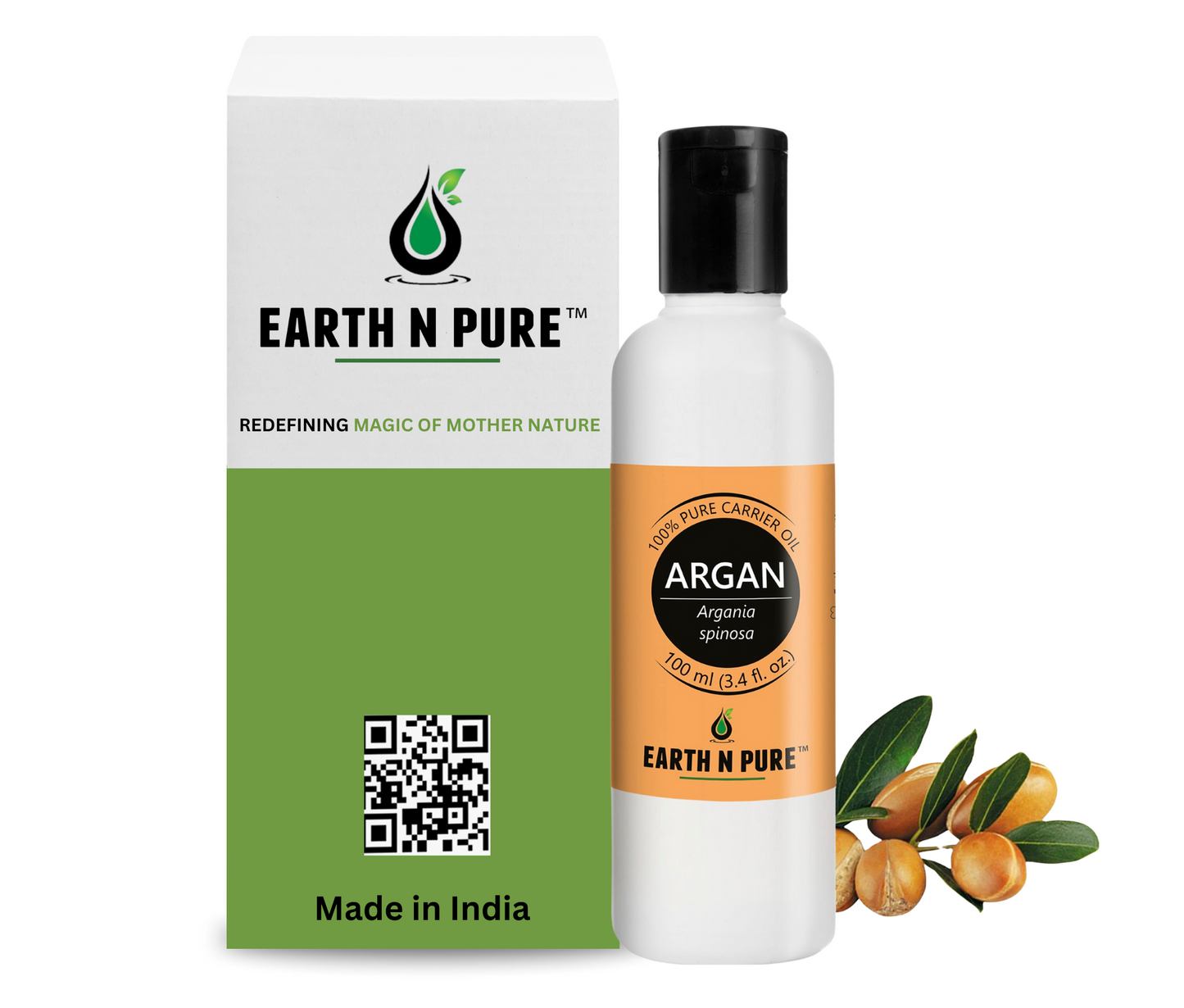 Earth n Pure Argan Oil for Hair & Skin Nourishment