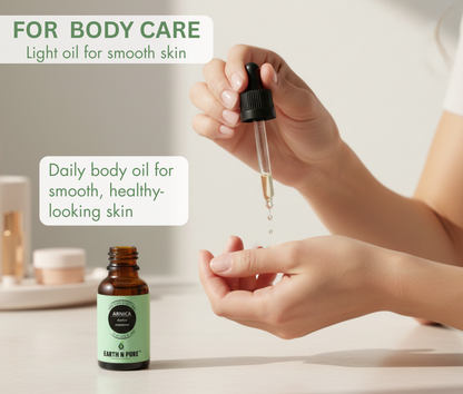 arnica massage oil for muscle relaxation routine
