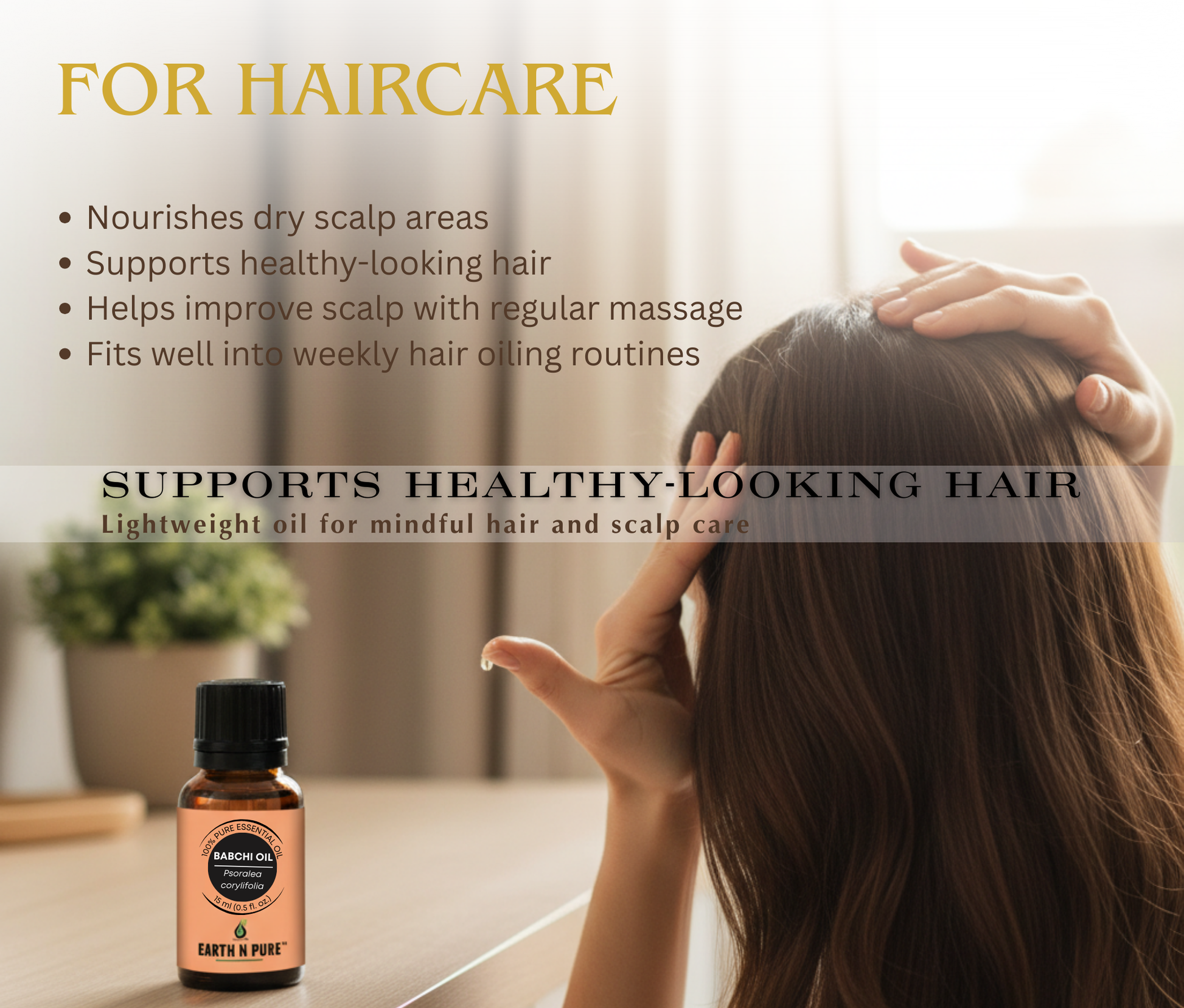 premium babchi oil for haircare use