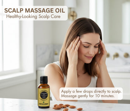 premium bitter almond oil for scalp massgae