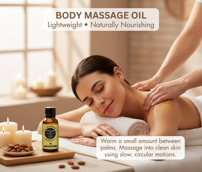 pure bitter almond oil body massage