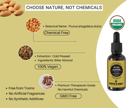 bitter almond oil with bitter almonds ingredient