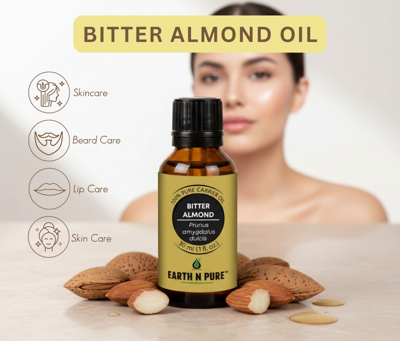 bitter almond oil for multipurpose use 