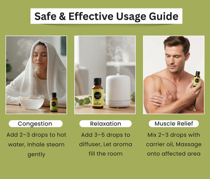 Earth n Pure Eucalyptus Oil for Cold Relief