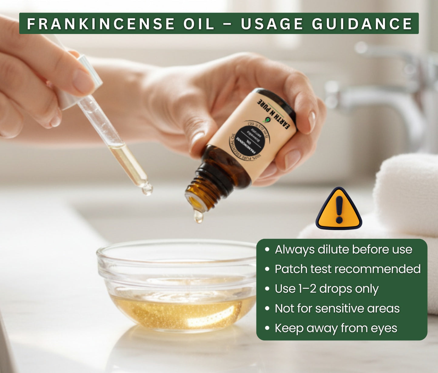 Earth N Pure Frankincense Oil for Radiant Skin