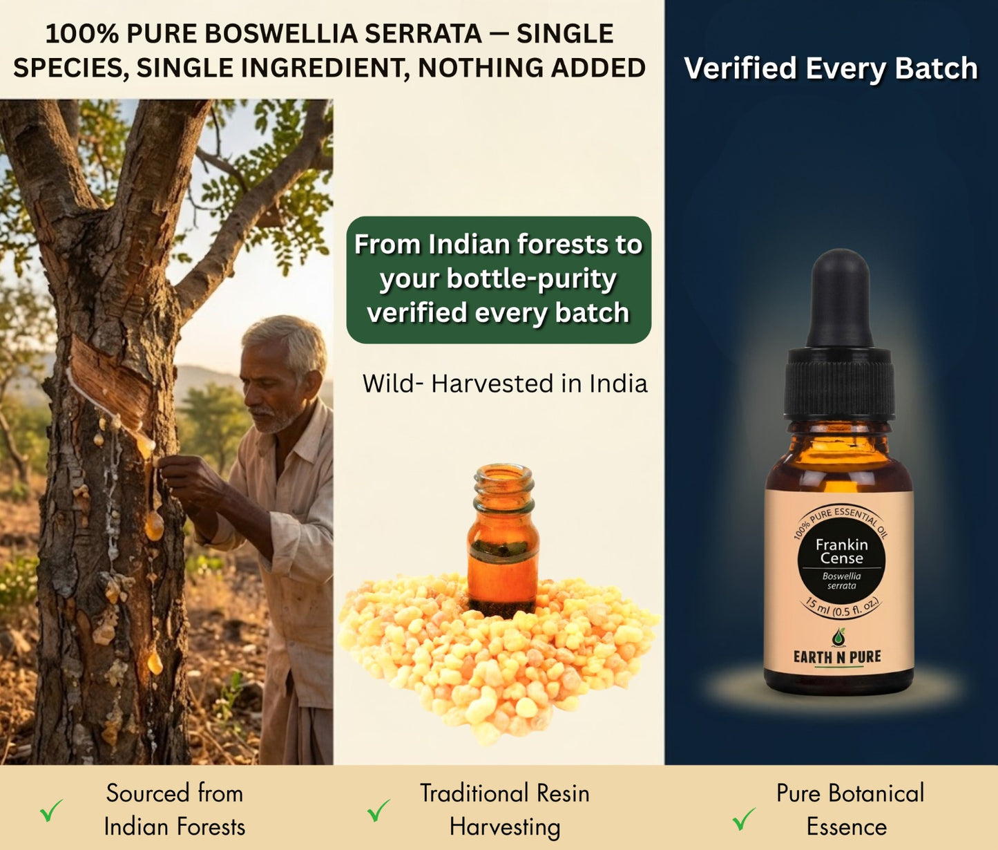 Earth N Pure Frankincense Oil for Radiant Skin