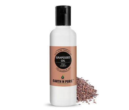 Earth n Pure Grapeseed Oil for Skin and Hair Care