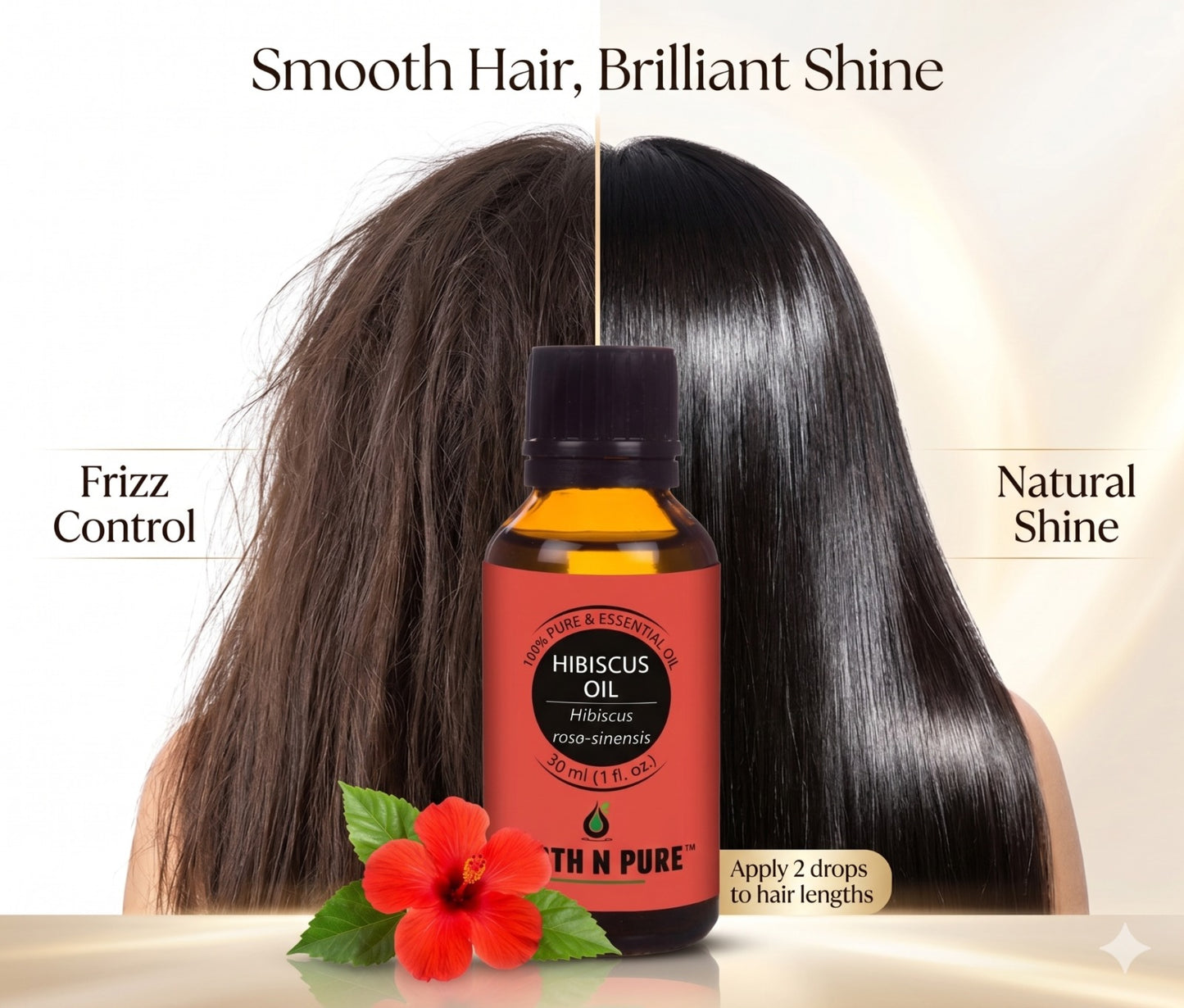 Earth n Pure Hibiscus Oil for Hair Growth and Shine