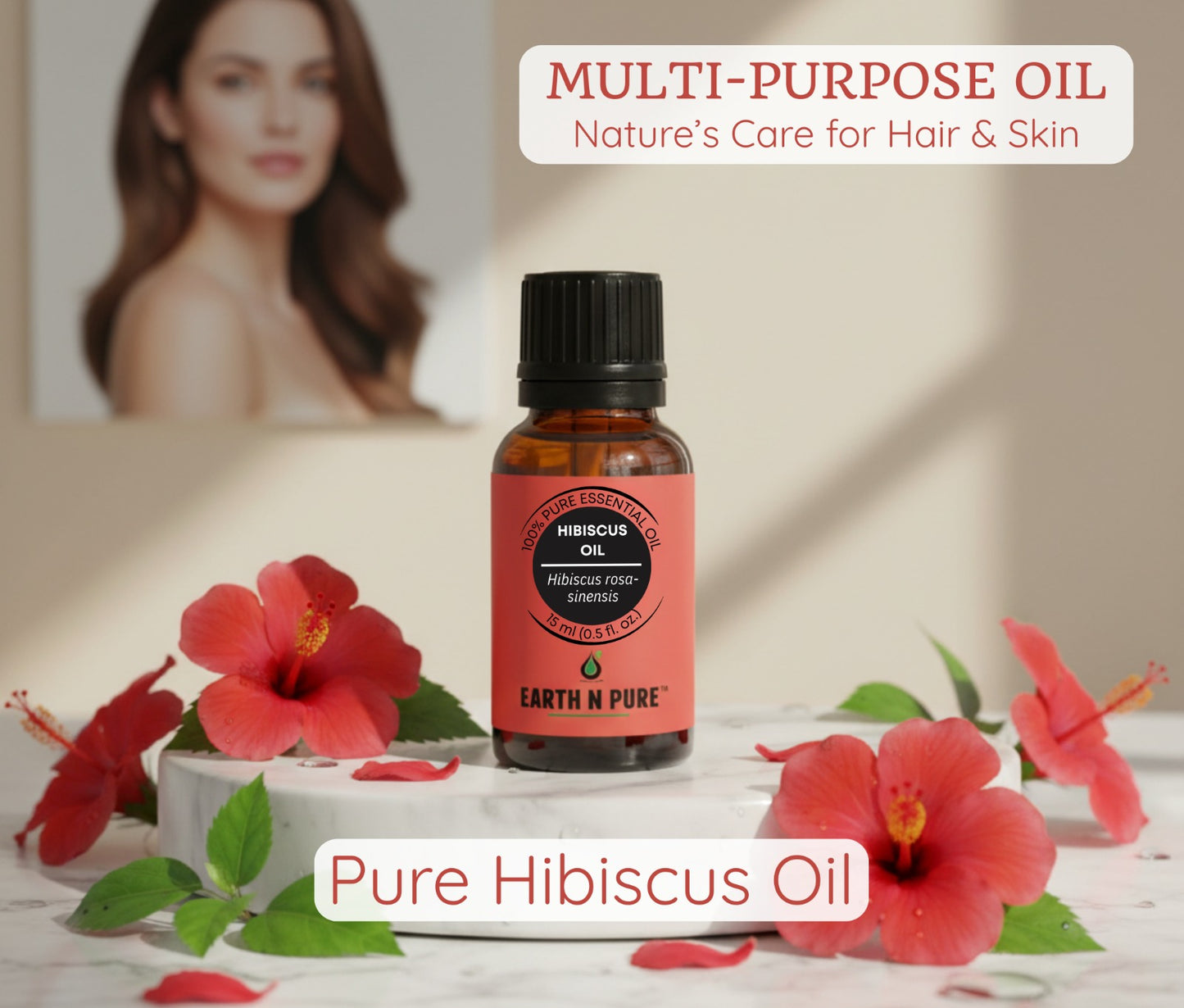 hibiscus flower oil for herbal hair care