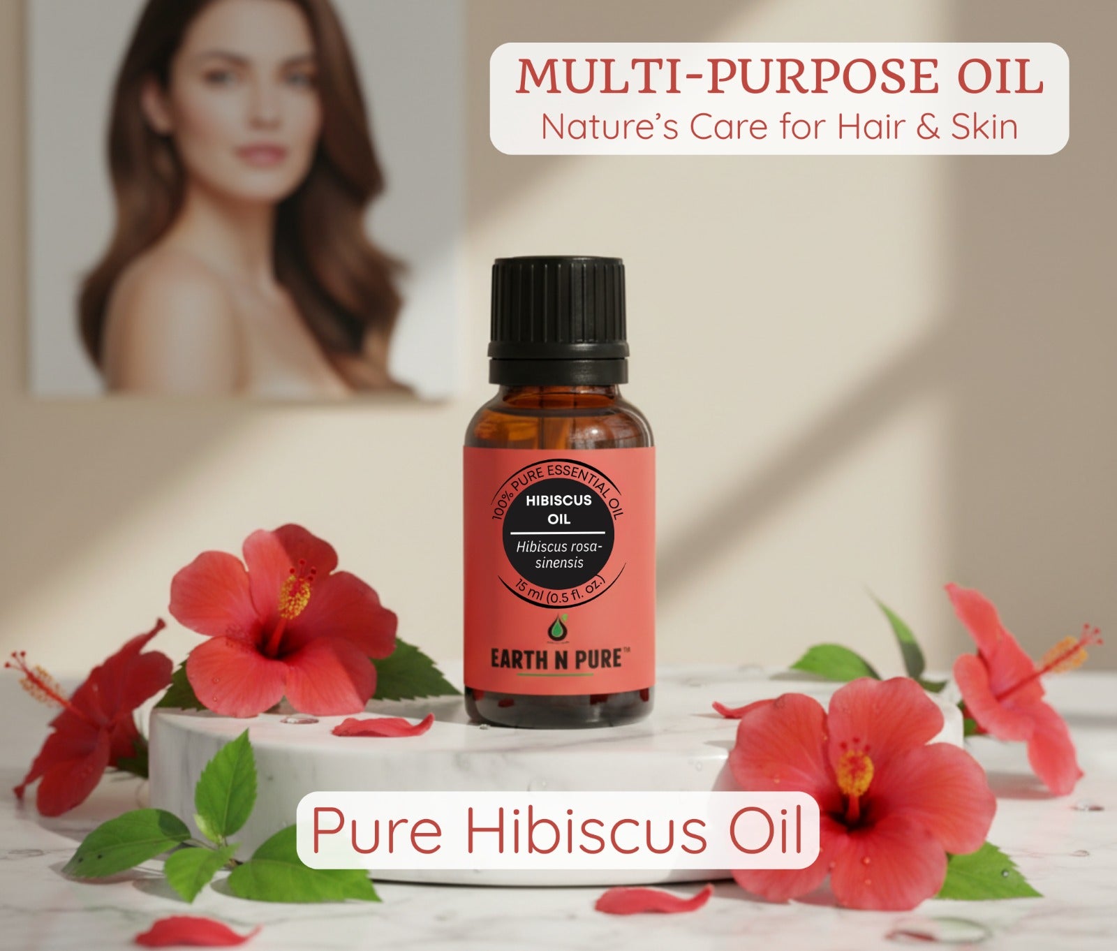 hibiscus flower oil for herbal hair care