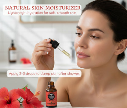hibiscus oil for natural skin moisturizer
