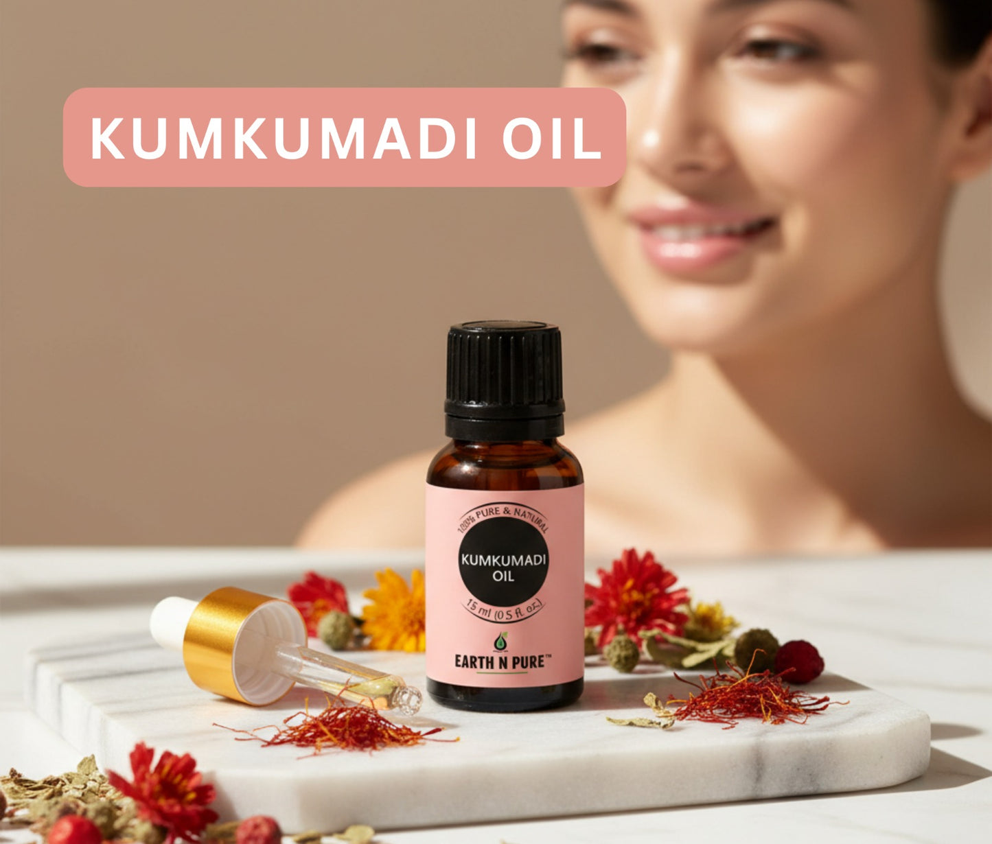 Earth n Pure Kumkumadi Oil for Glowing Skin Pack of 2