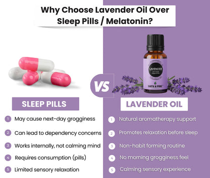 Earth n Pure Lavender Oil for Calm and Relaxation