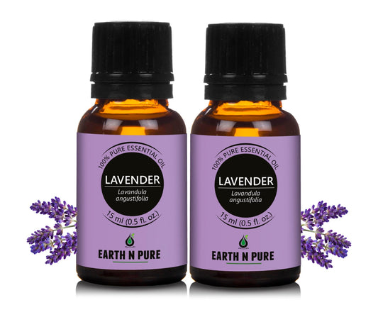 Earth N Pure Lavender Oil Pack of 2 for Calm and Relaxation