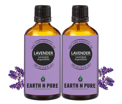 Earth N Pure Lavender Oil Pack of 2 for Calm and Relaxation
